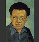 Diego Canvas Paintings - Portrait of Diego Rivera